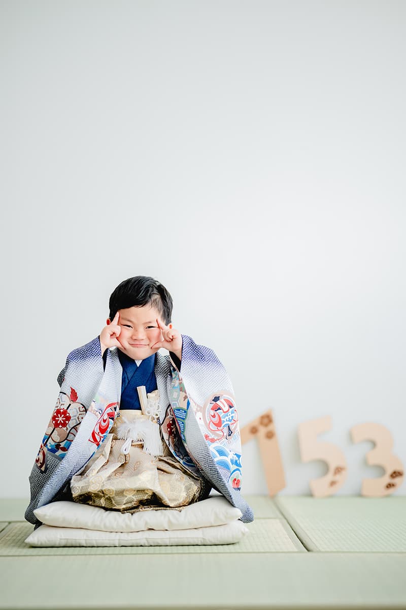ユーモアファミリー｜京都の七五三撮影