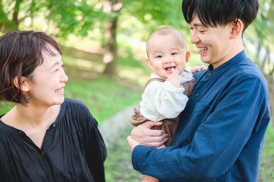 ユーモアファミリー｜京都の家族写真