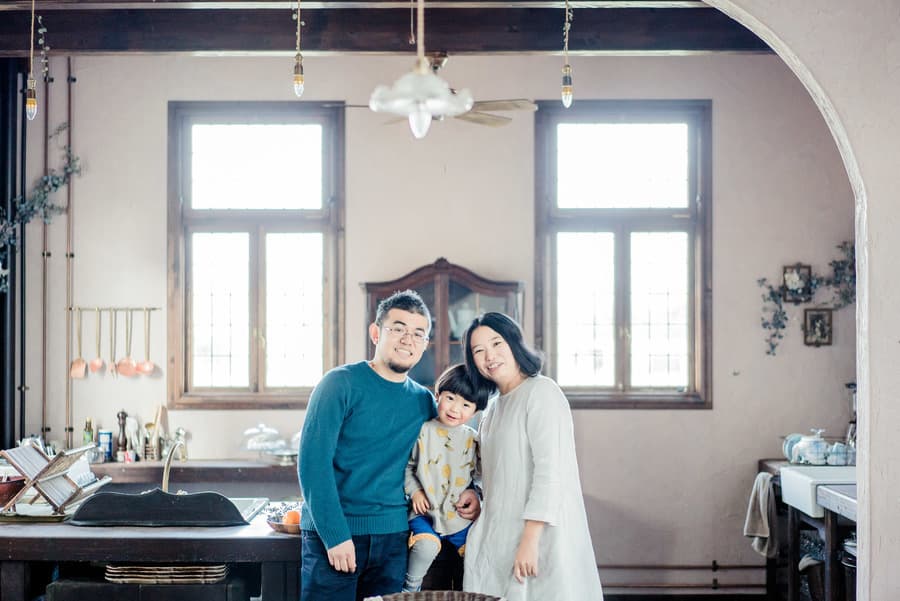 ユーモアファミリー｜京都の家族写真